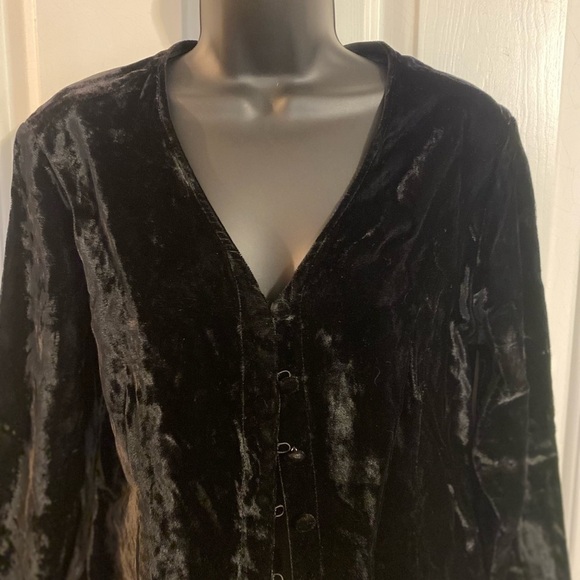 “JOHNNY WAS” Vintage 90’s Velvet Jacket - Picture 4 of 14